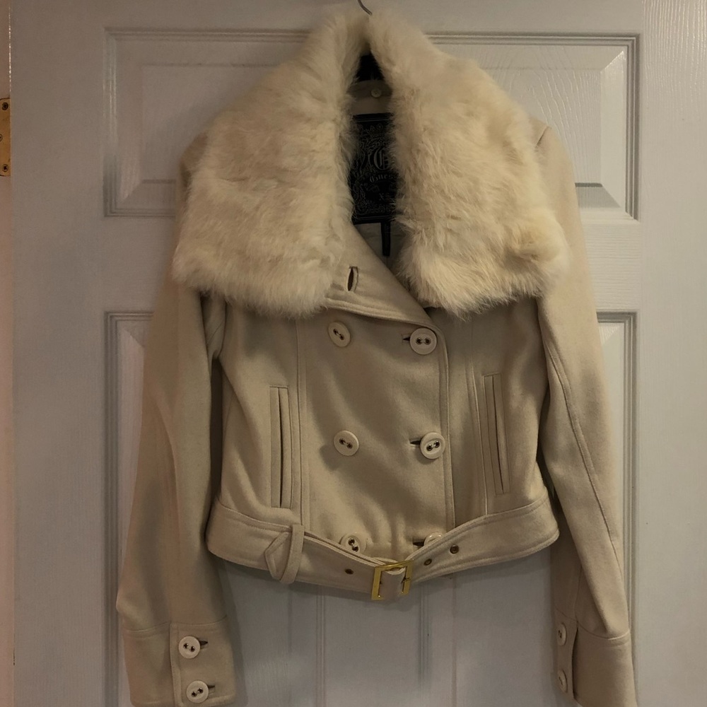 GUESS • Cream Peacoat • Multi Wear • XS